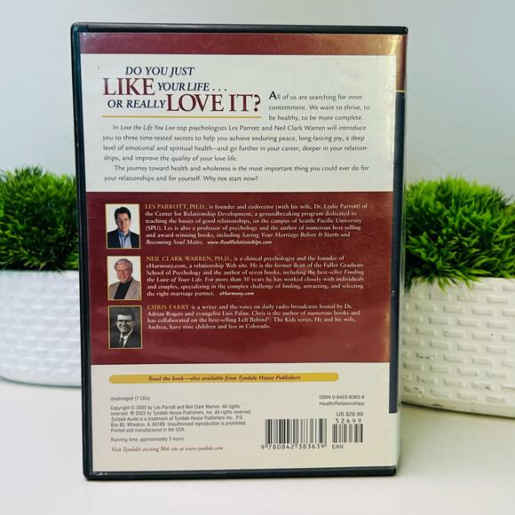 Love the Life You Live: 3 Secrets to Feeling Good--by Les Parrott III - Picture 5 of 5